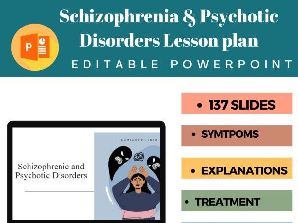 AS & A level Psychology : Schizophrenia and psychotic disorder lesson slides