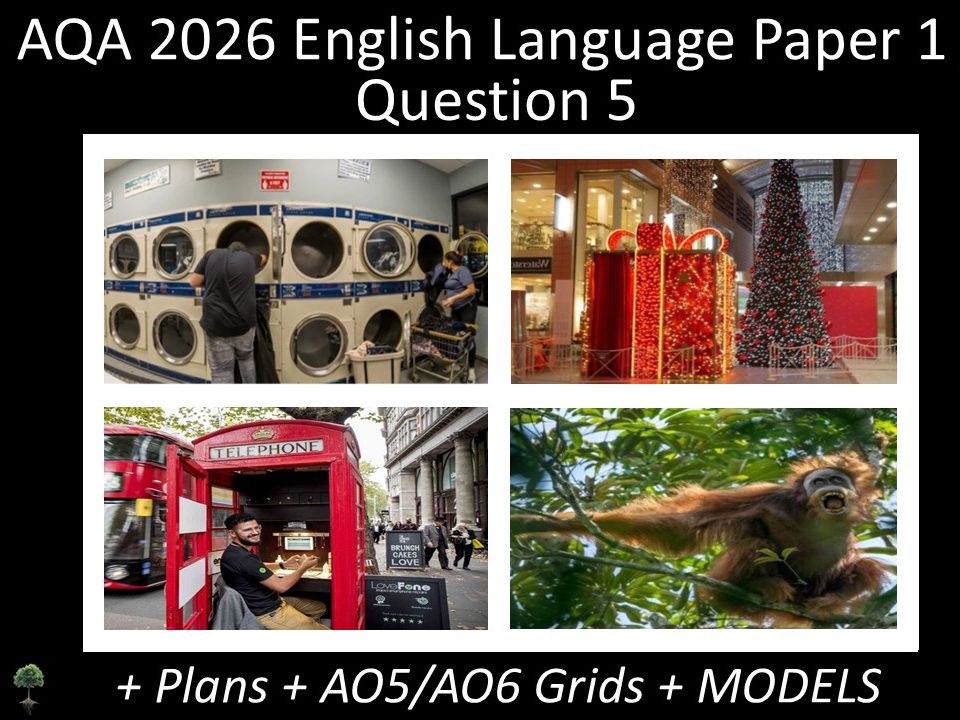 Four Question 5 - AQA 2026 GCSE English Language Paper 1 | Plans, AO Grids, Models