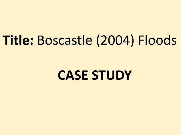 Global Hazards- 12. Boscastle Floods CASE STUDY (OCR-B GCSE Geography)