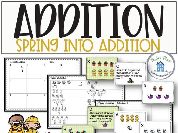 Addition to 10 Spring Theme