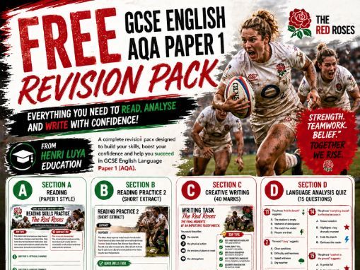 GCSE English Revision: Red Roses Rugby