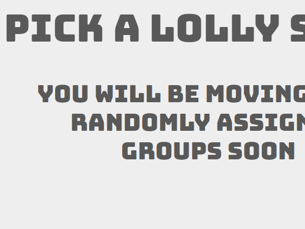 Lolly Stick Groups - Make Random Groups for Your Students Printable