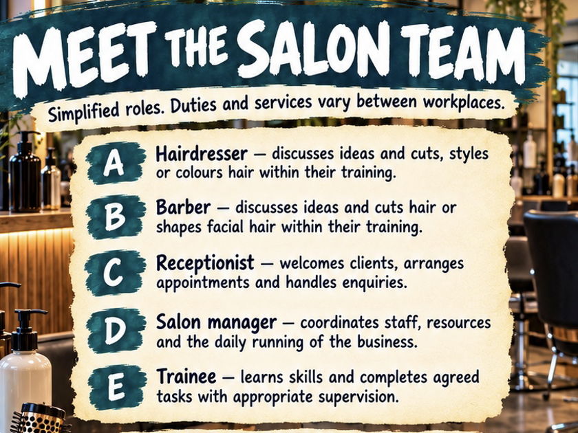 Hairdressing & Barbering Careers Workbook | Employability | KS3 KS4 SEND