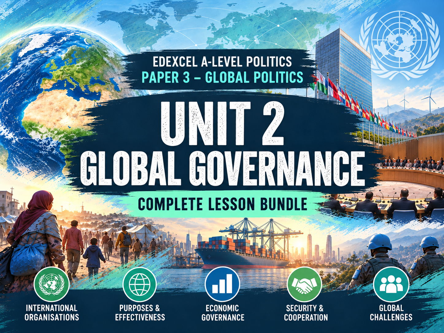 Politics Paper 3 (Global) - Unit 2 - Global governance - Political and economic