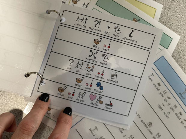 WH Questions Cards + Follow-Up Questions Booklet (SLT / Autism / SEN Friendly)