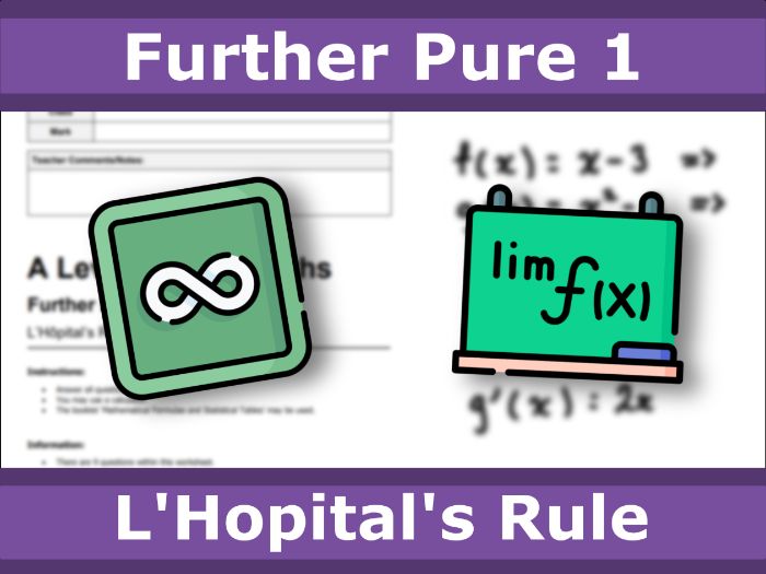 Edexcel Further Pure 1 - L'Hopital's Rule