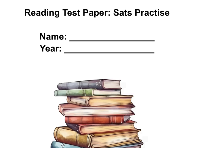KS2 Sats Reading Test Paper Year 5/6