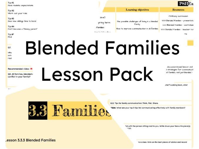 3.3.3 Blended Families Lesson Pack