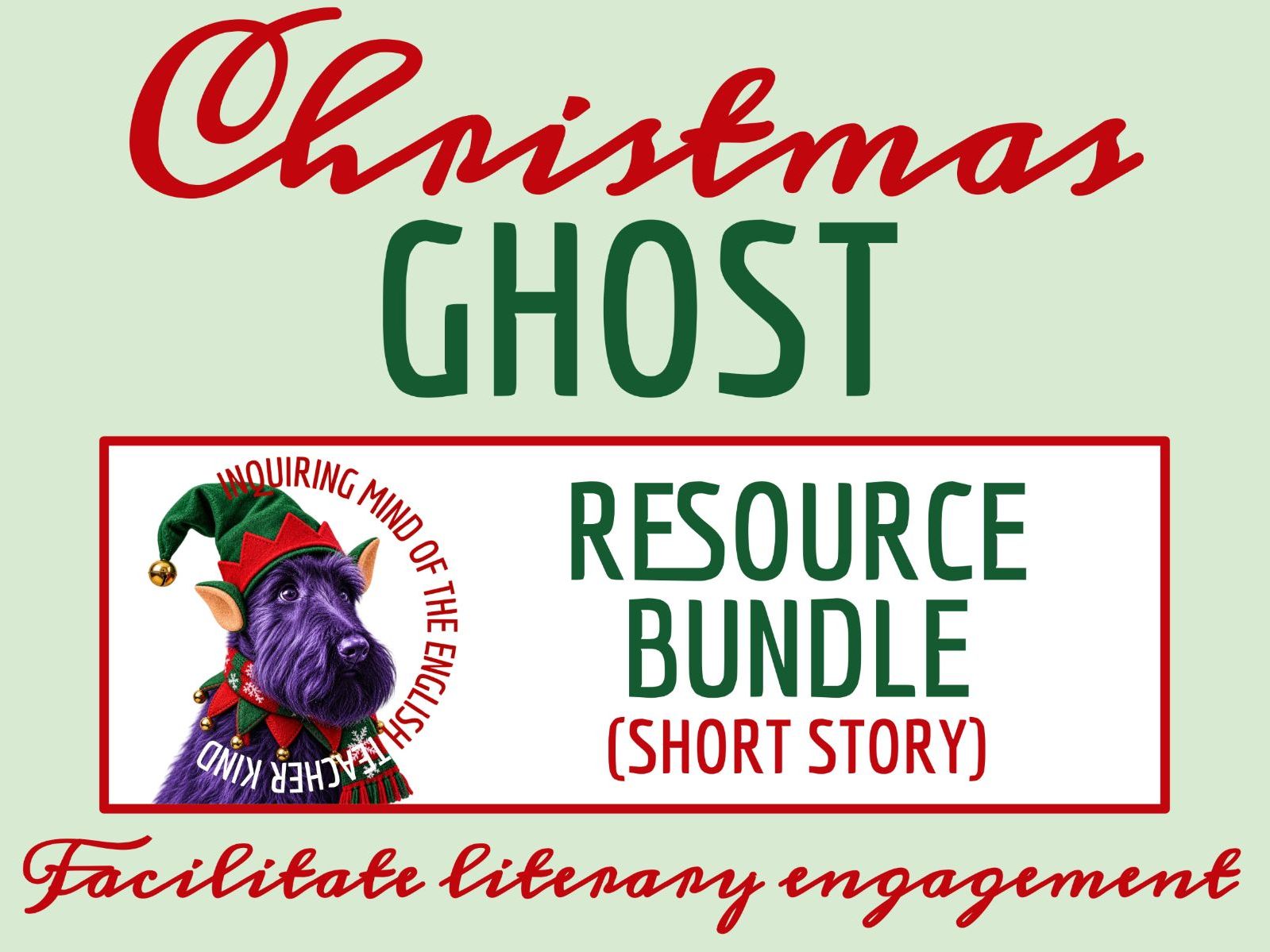 "The Christmas Ghost" by Mary E. Wilkins Freeman | Winter Holiday Activities Bundle