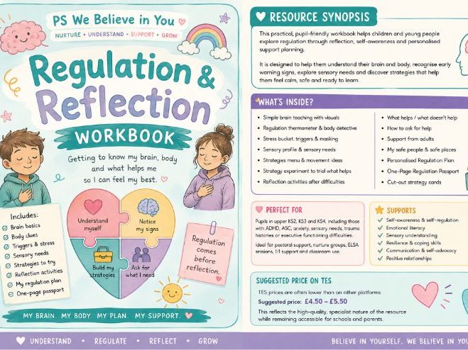 Regulation and Reflection workbook