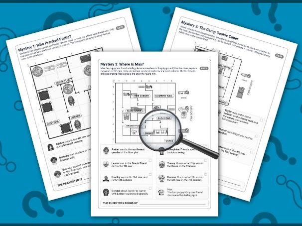 Mini Mysteries Logic Puzzles