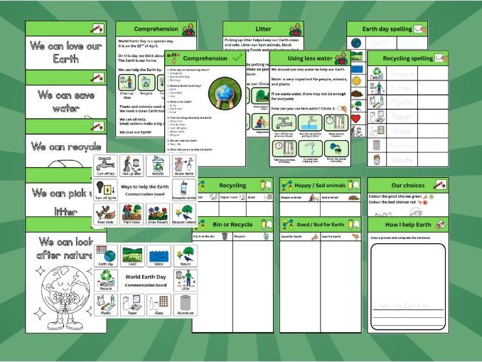 Ultimate World Earth day Bundle | Early / KS1 / ASN