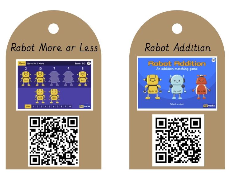 Maths Games QR Codes