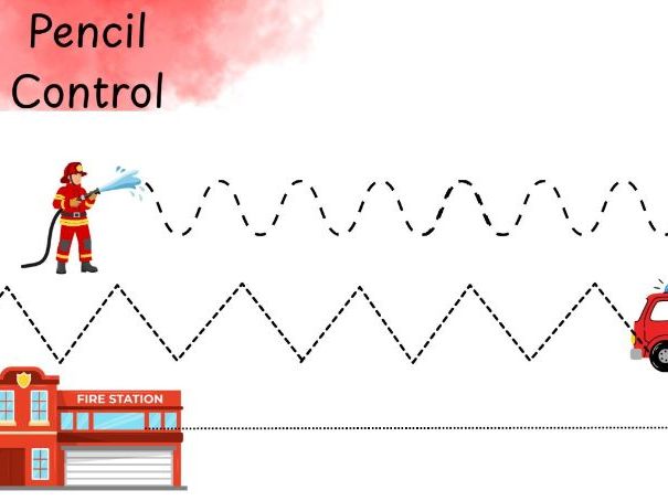 'People Who Help Us' Pencil Control