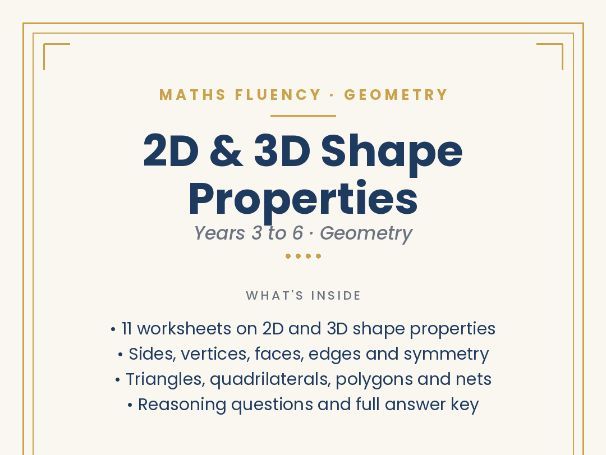 2D & 3D Shape Properties