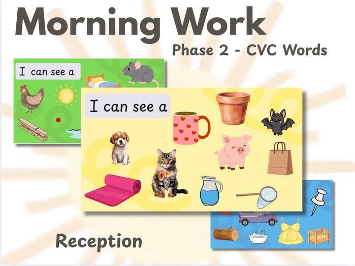 Morning Starter Work - Writing CVC Words
