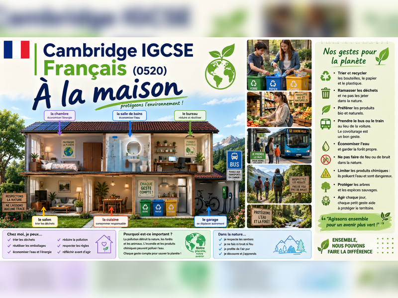 Cambridge IGCSE French (0520) - Module 3.4 - L'environnement naturel
