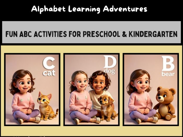 Alphabet Learning Adventures | Fun ABC Activities for Preschool & Kindergarten