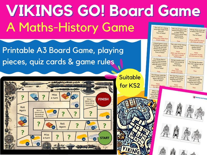Viking Board Game for KS2