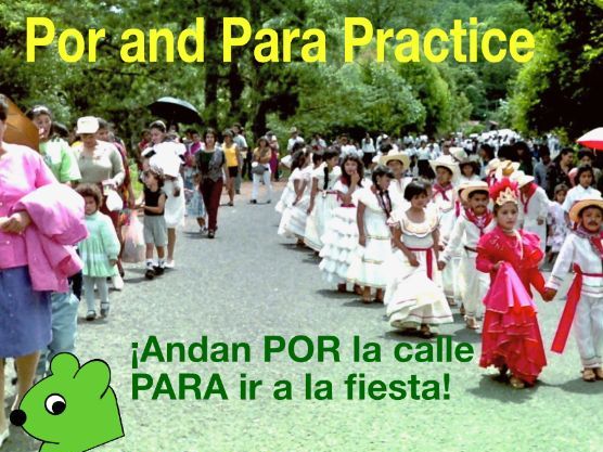 Por and Para - Video + Gap-Fill Worksheet