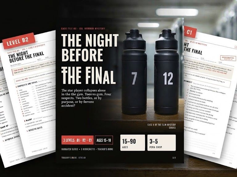 Elim Mystery Series: Case 3 –The night before the final – Whodunit for Teens (B1, B2 & C1)