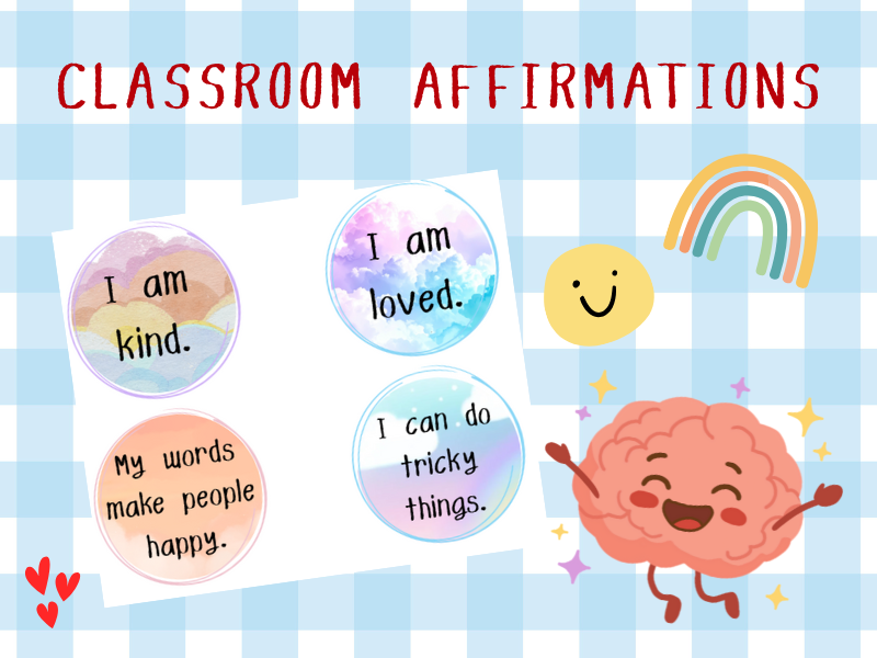 EYFS Affirmation Station Display Cards