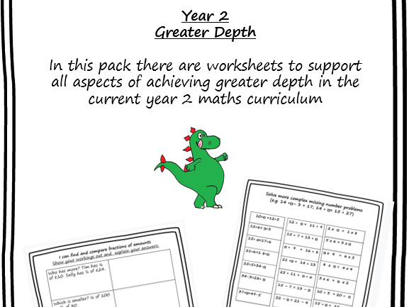 KS1 Maths greater depth booklet