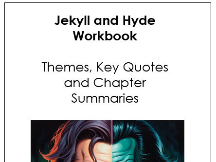 Lower ability Jekyll and Hyde Chapter Reflection Booklet