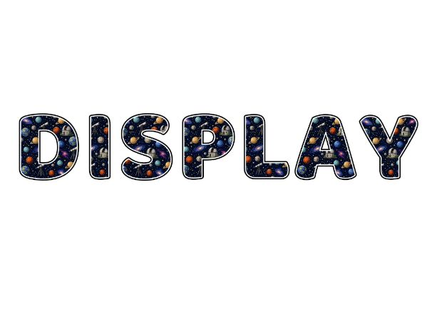 Observing Space Display Lettering Pack - Uppercase A-Z