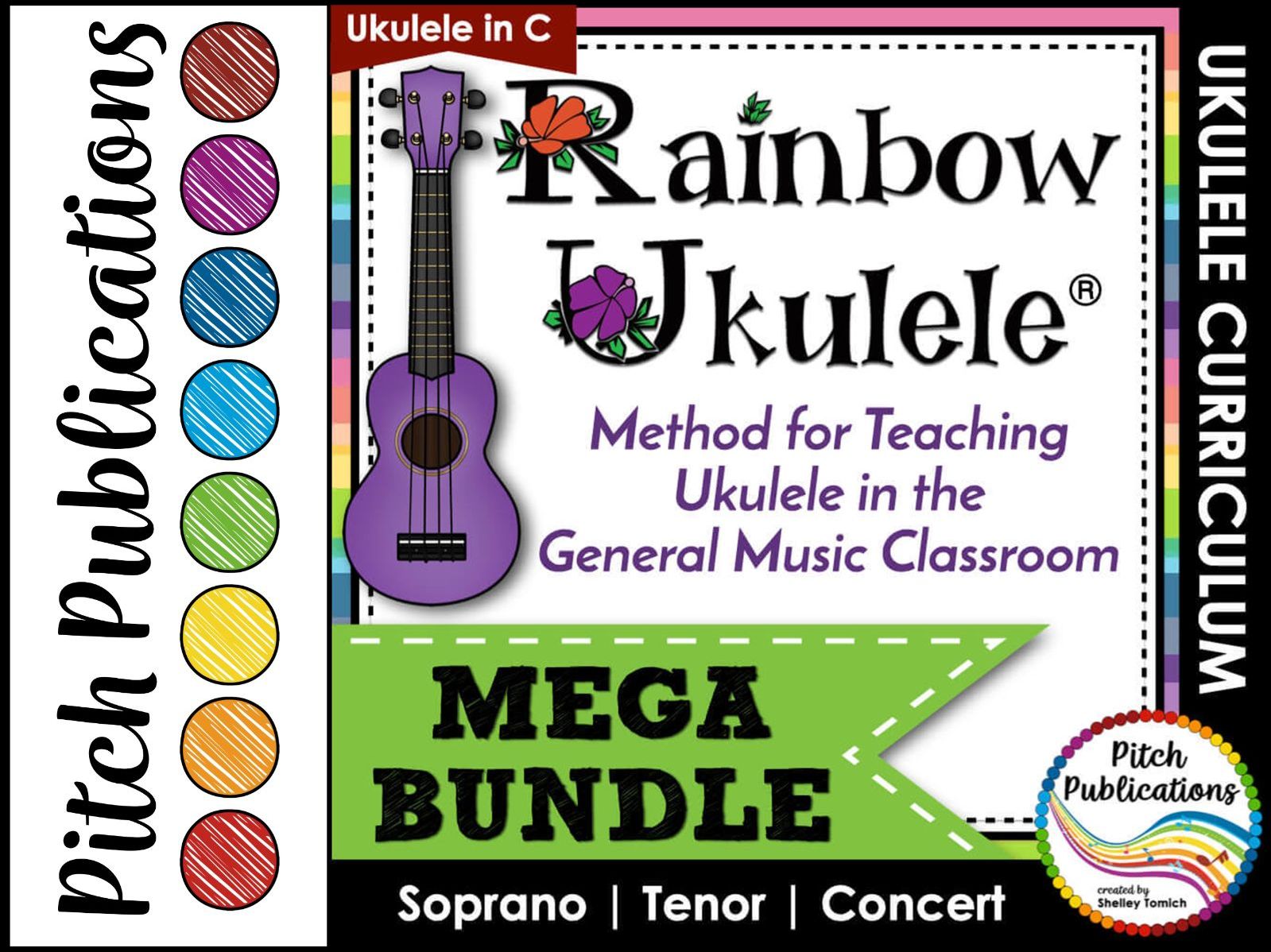 Ukulele Program Rainbow Ukulele {BUNDLE} Lessons, Presentation