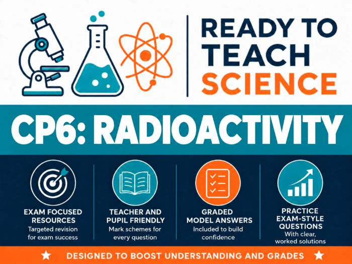 GCSE Physics Edexcel Combined Science | CP6 Radioactivity Revision Pack | Exam Qs + Model Answers