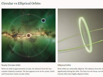 iGCSE Physics - 6.1.2 The Solar System SUPPLEMENT