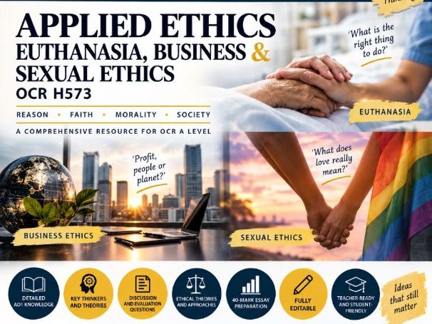 A Level Religious Studies: Applied Ethics - Euthanasia, Business & Sexual Ethics - OCR H573