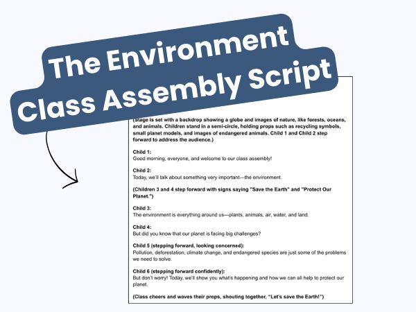 The Environment KS2 Class Assembly Script