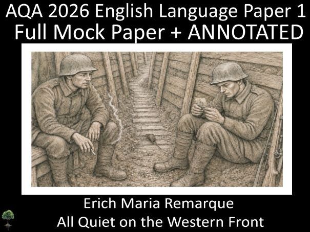 ONE - AQA PAPER 1 | 2026 FULL MOCK | ANNOTATED (Rem)