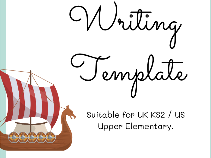 Viking Saga Writing Template