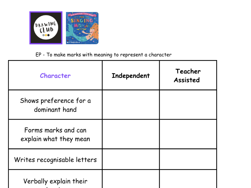 Drawing Club - The Singing Mermaid