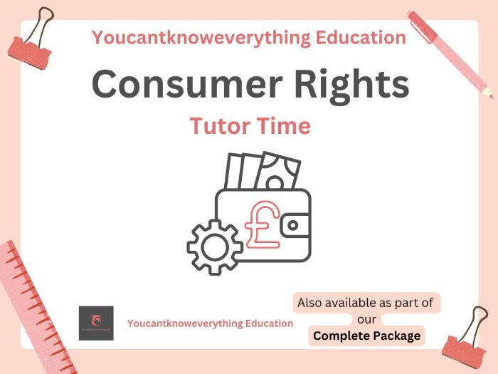 Consumer Rights Tutor Time