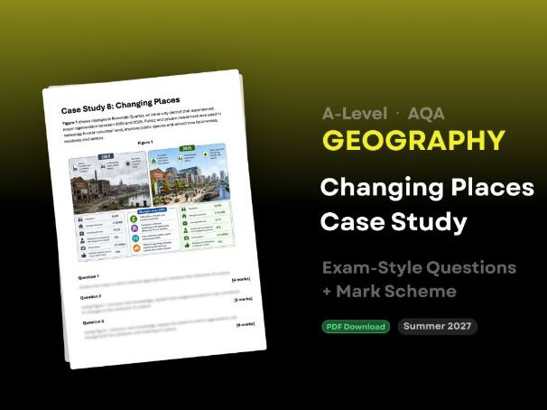 A-Level AQA Geography: Changing Places Case Study