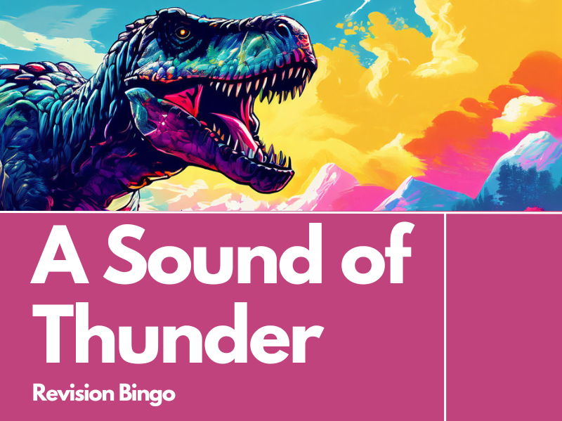 A Sound of Thunder Revision Bingo Game