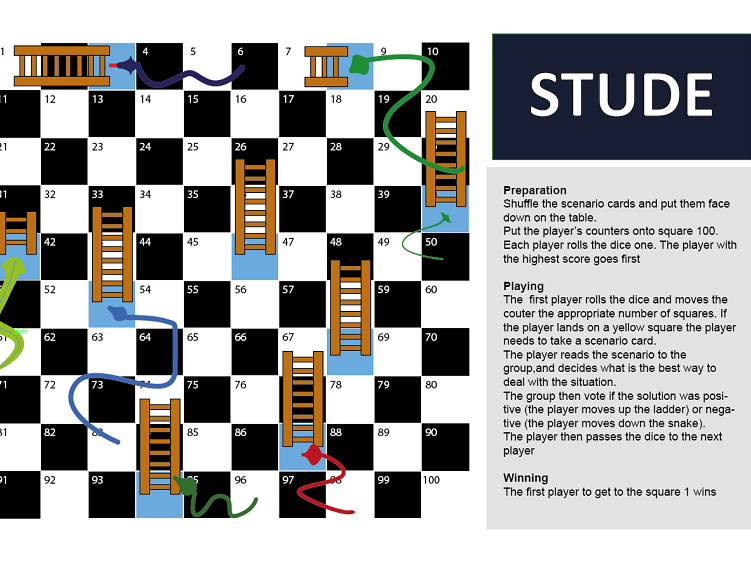 Emotional intelligence and transition lesson and snakes and ladders