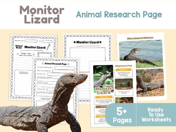 Monitor Lizard Fact File | Reptile Habitats and Adaptations