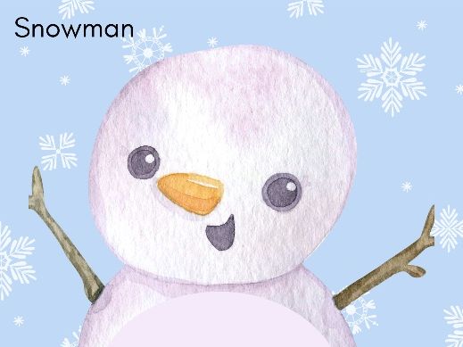 Snowman Loose Parts & Dice Activity Sheet