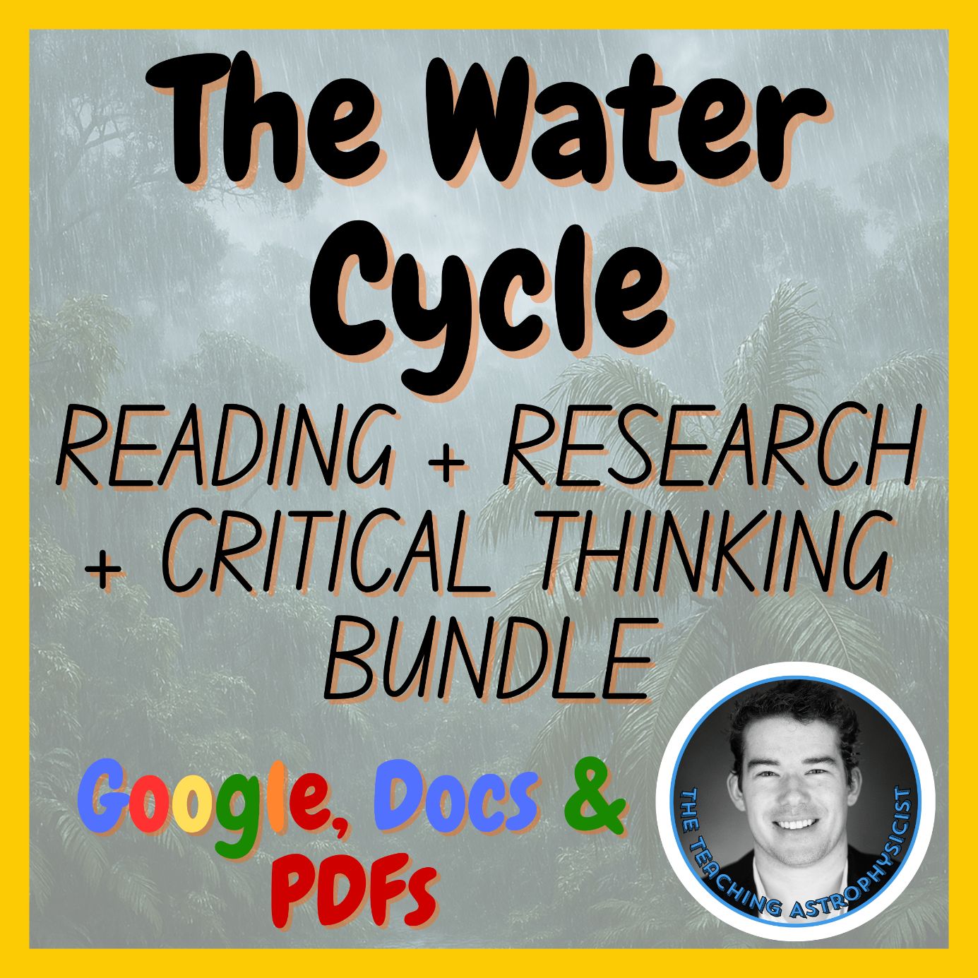 The Water Cycle | Reading + Research + Critical Thinking Framework Bundle