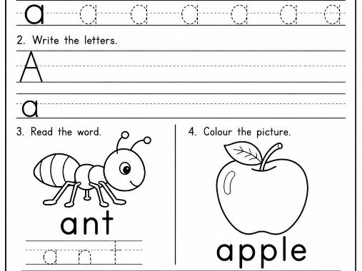 Handwriting Practice 3-6 years old