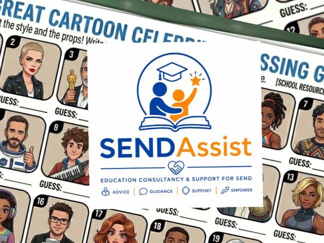 Excellent, fun, celeb guessing resource. 40 celebs X2 sheets