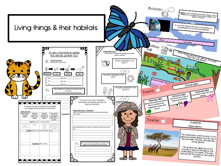 Living things and their habitats complete unit