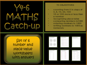 Y4-6 Maths Catch-up Worksheets