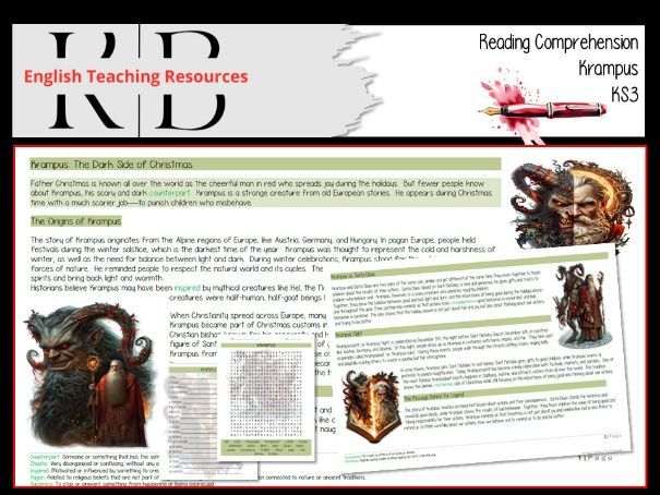 Krampus: A KS3 Reading Comprehension