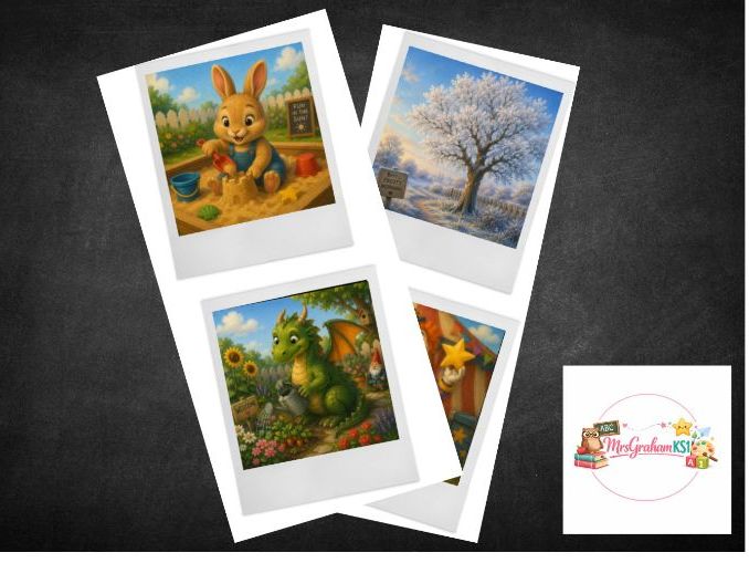 Polaroid Phonics Captions Bundle. Phases 2- 5